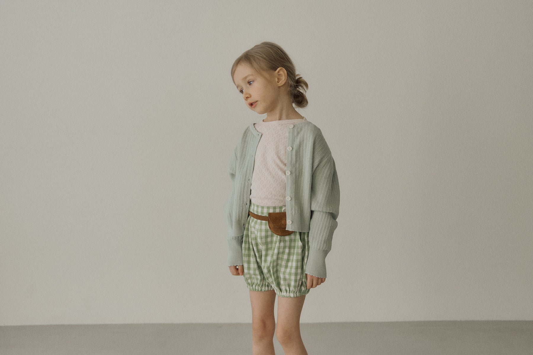 ［inné］Knit cardigan (mint)