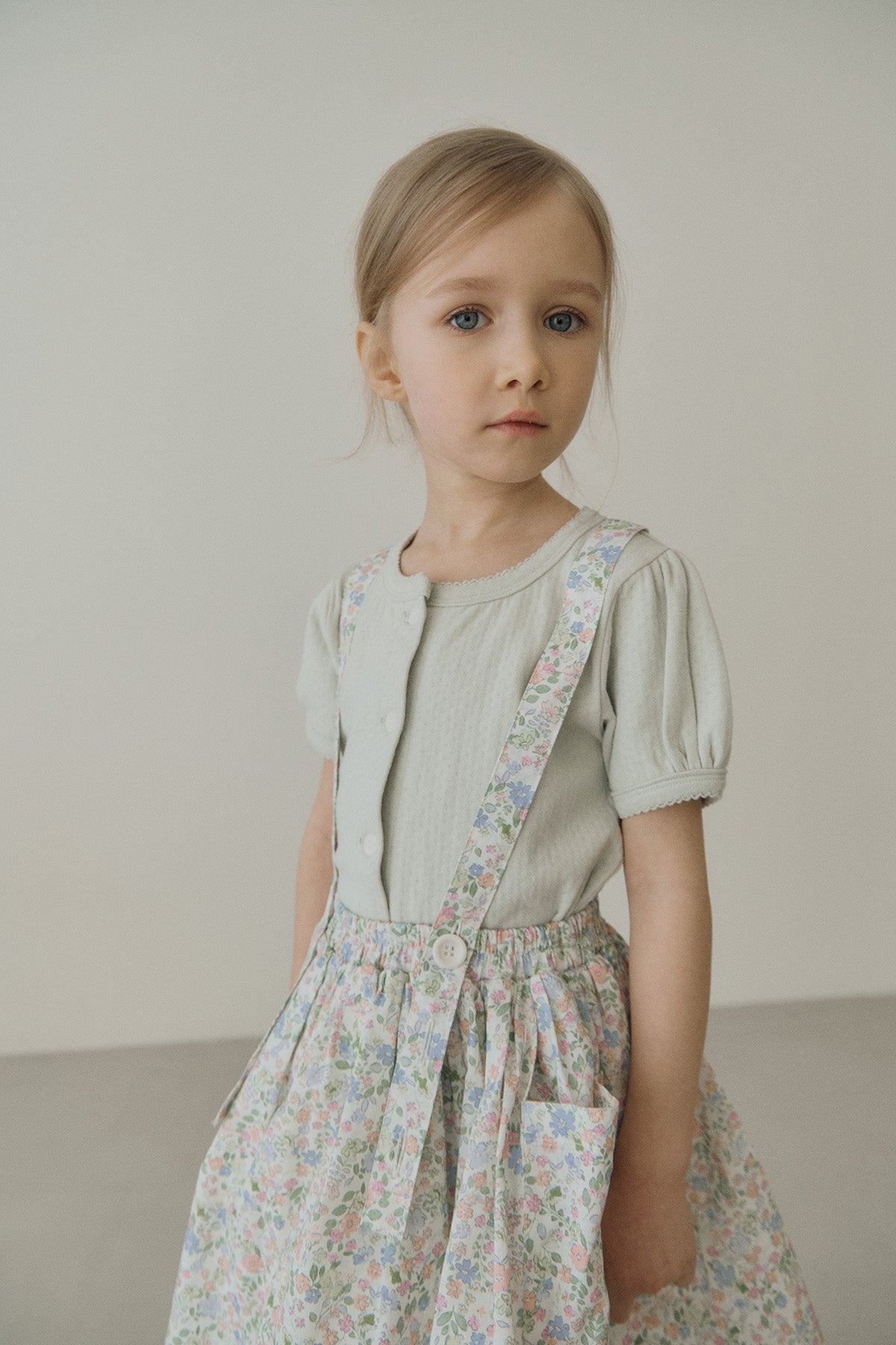 ［inné］Elodie cotton cardigan (soft mint)