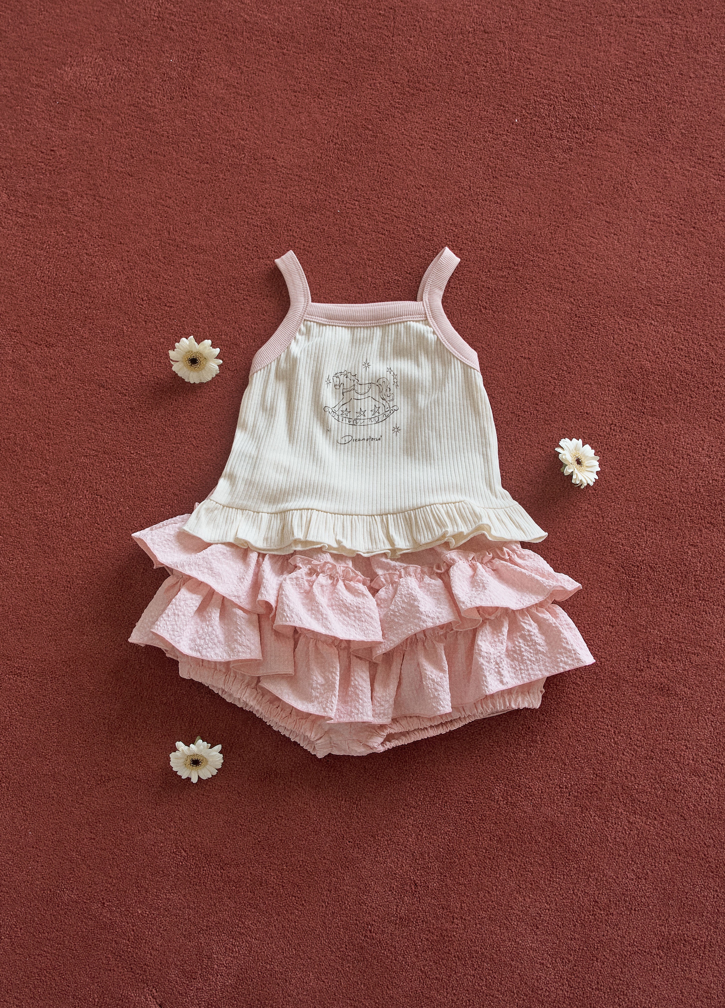 ［momo ann］Frill camisole