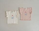 ［momo ann］Cup cake cat tee