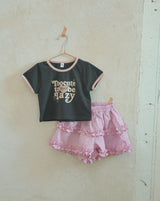［momo ann］Double frill culottes