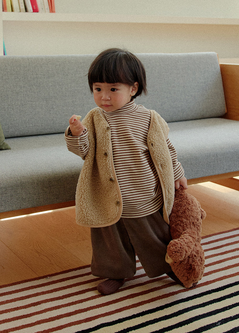 [whitesketchbook] Bichon boa vest