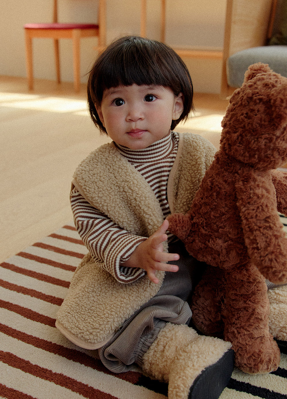 [whitesketchbook] Bichon boa vest