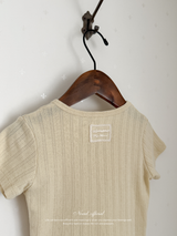 More eyelet tee