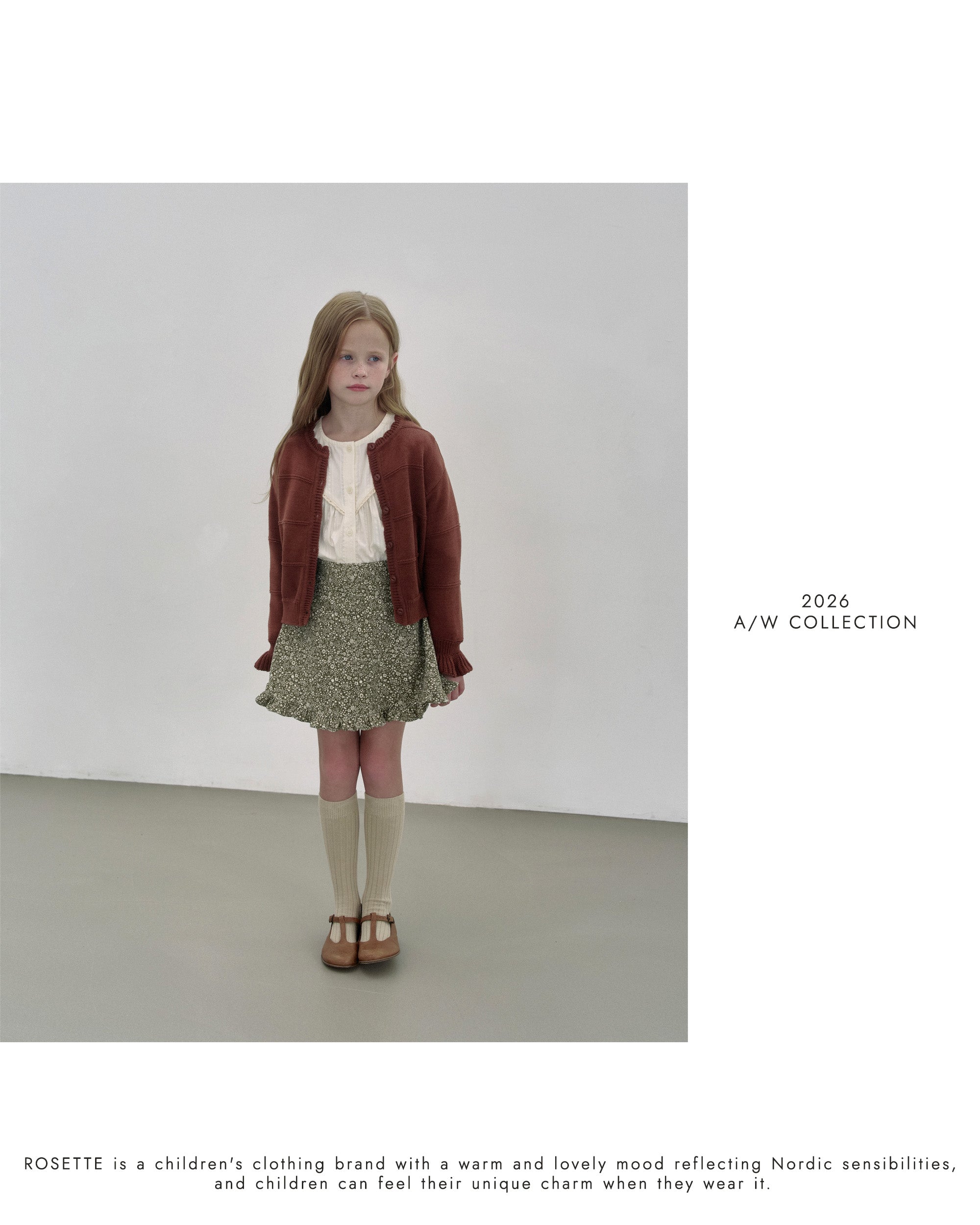［ROSETTE］Janet frill skirt