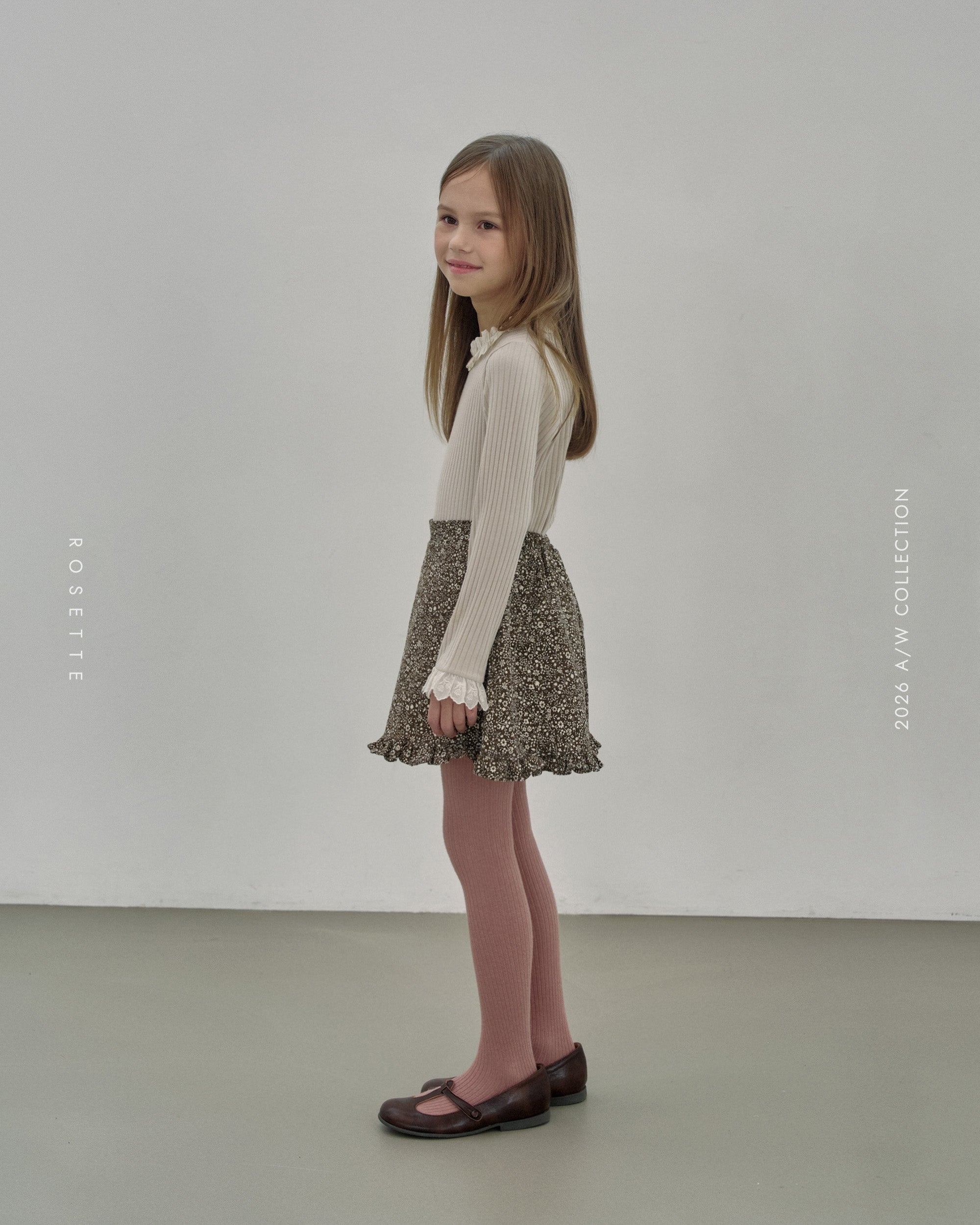 ［ROSETTE］Janet frill skirt