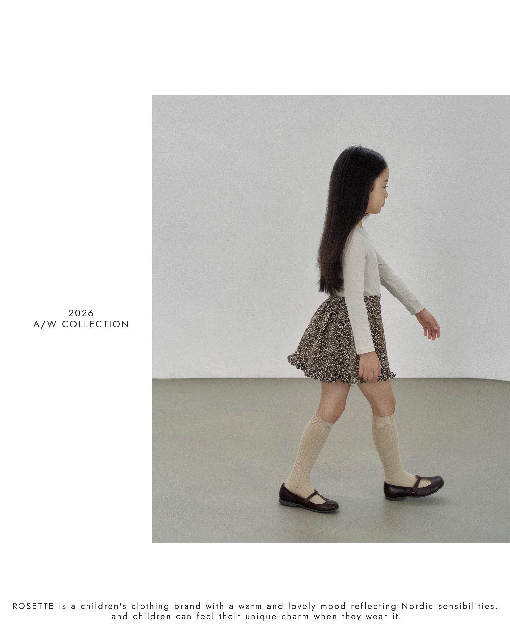 ［ROSETTE］Janet frill skirt
