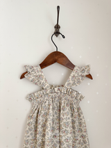 Garden frill ribbon one-piece