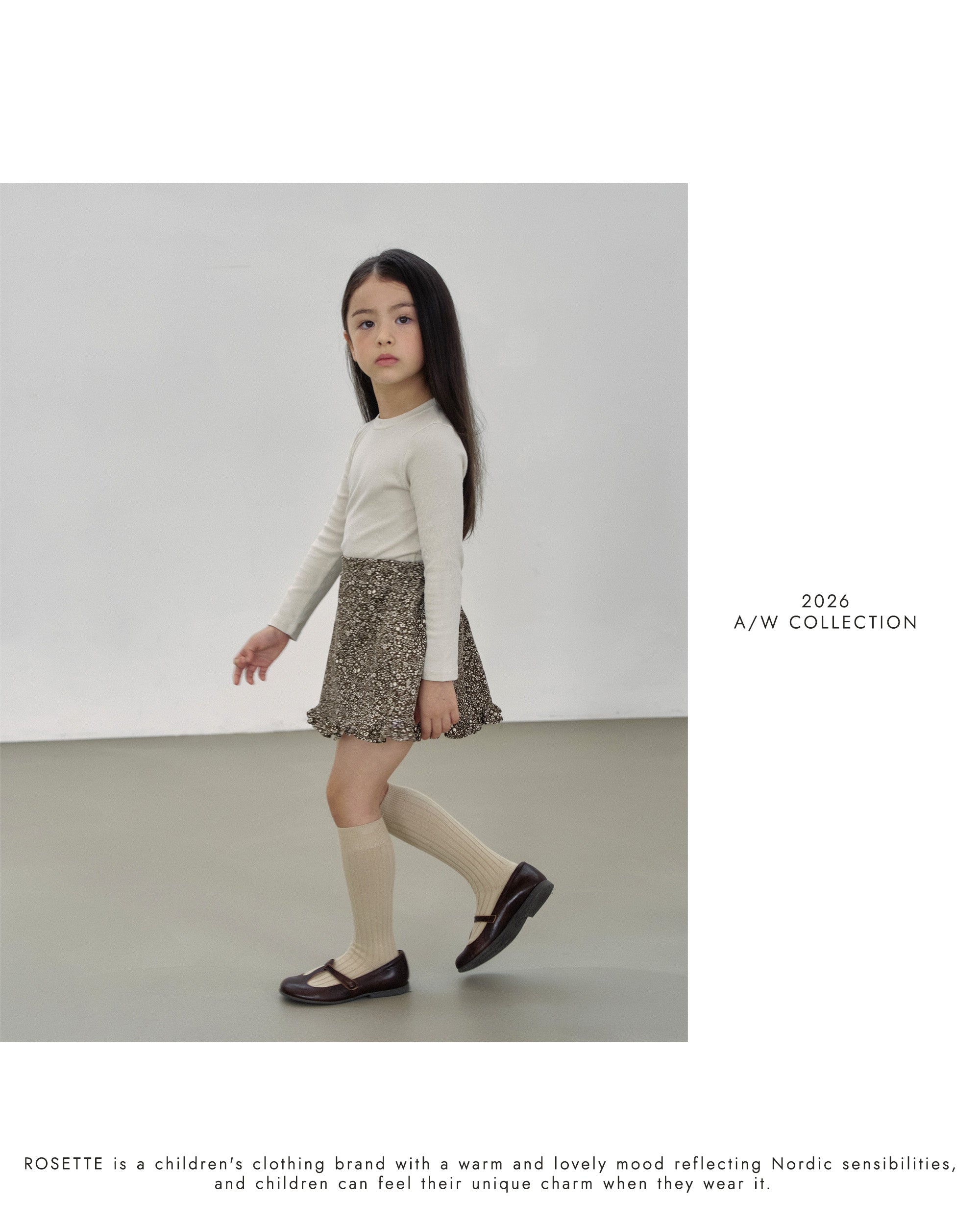 ［ROSETTE］Janet frill skirt