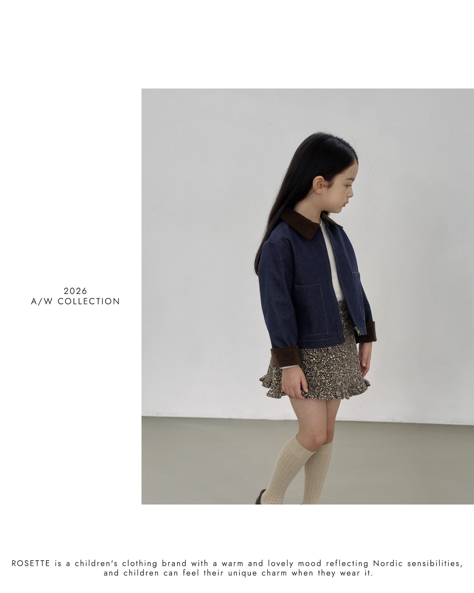 ［ROSETTE］Janet frill skirt
