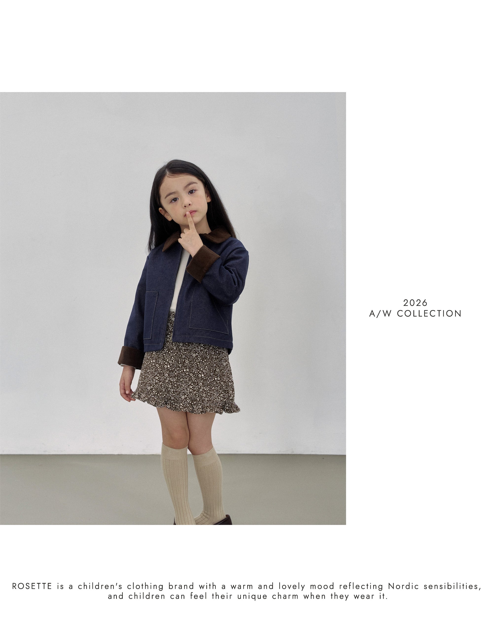 ［ROSETTE］Janet frill skirt