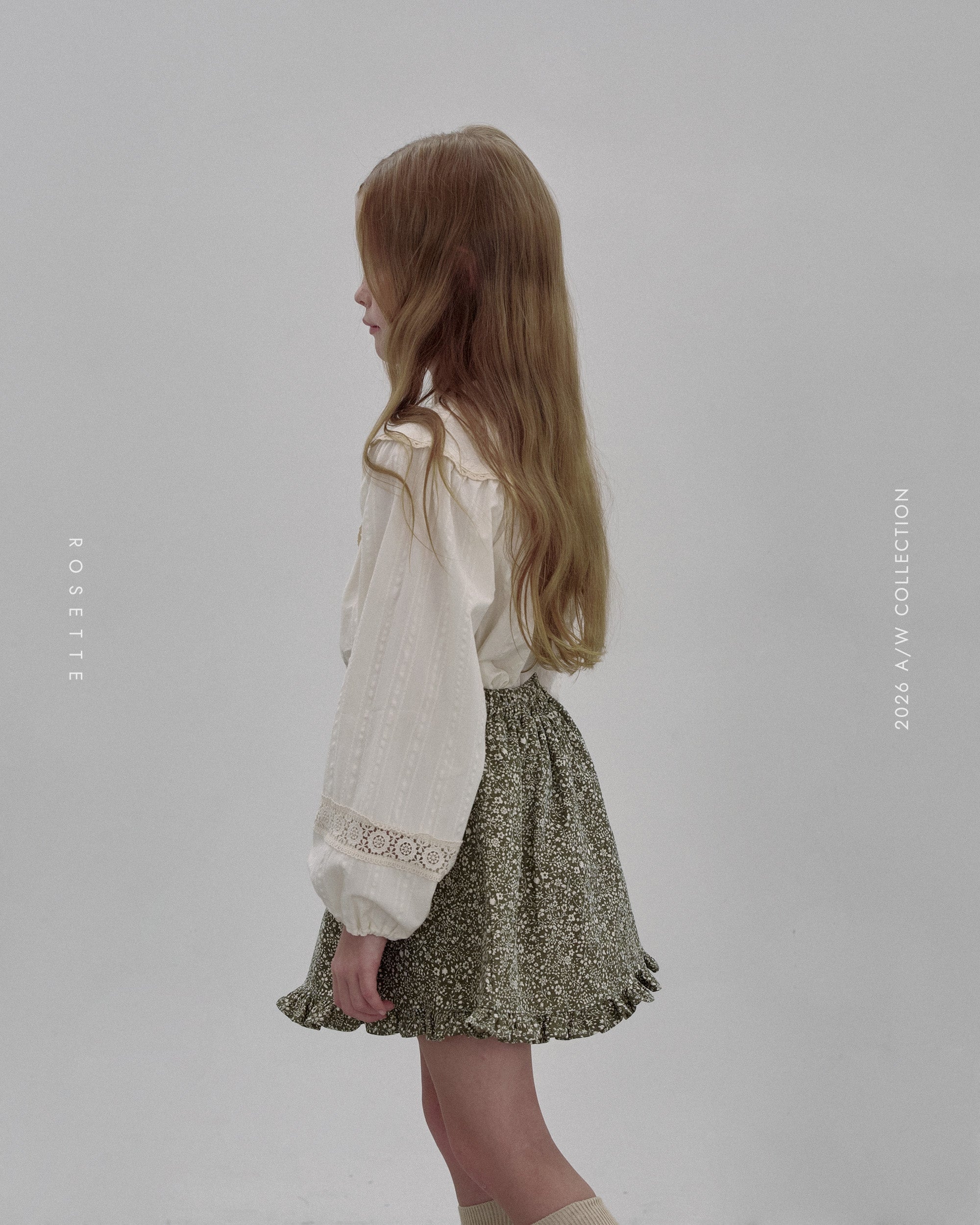 ［ROSETTE］Janet frill skirt