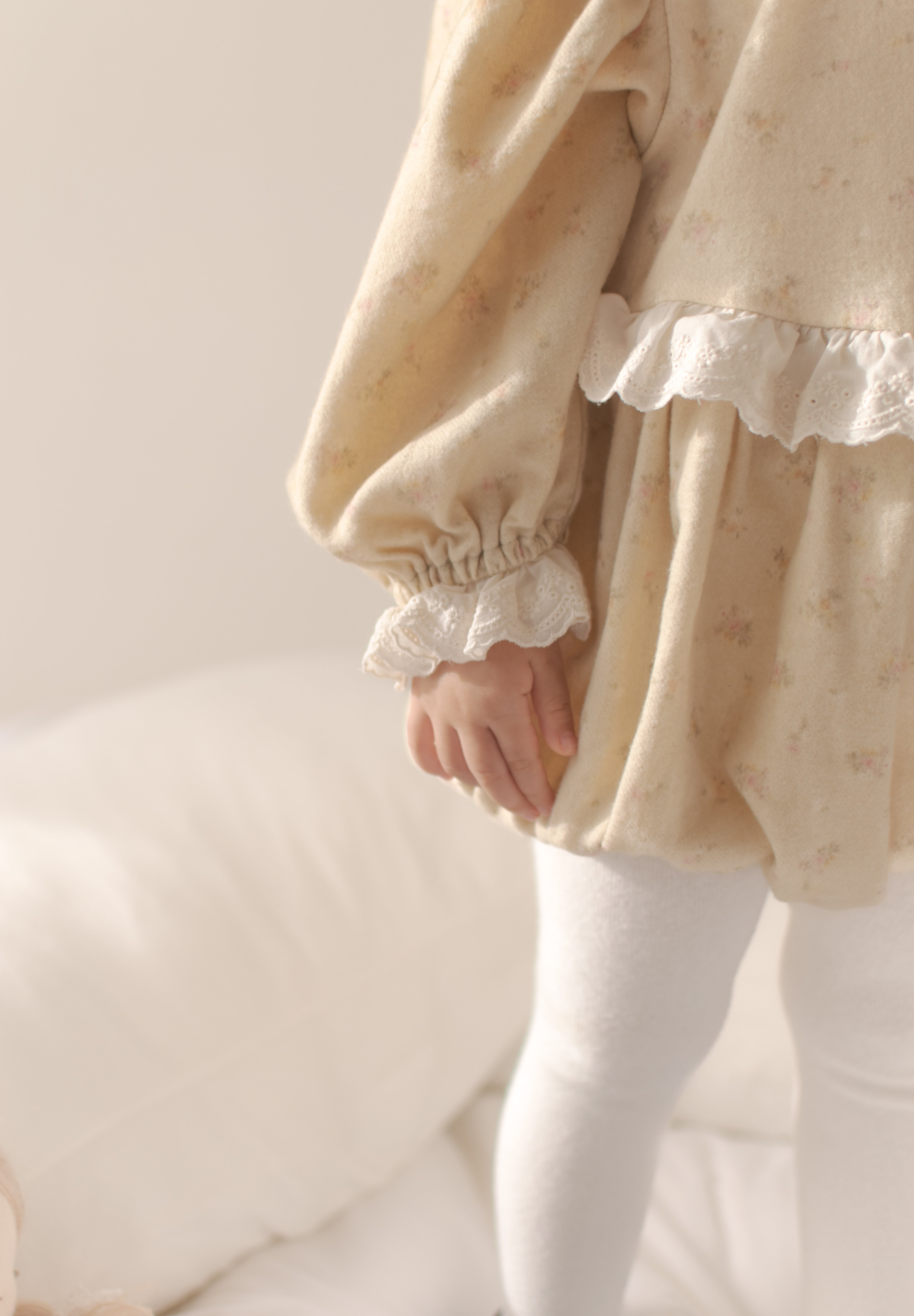 ［Anne shirley × Noeul.］Chanpagne flower rompers