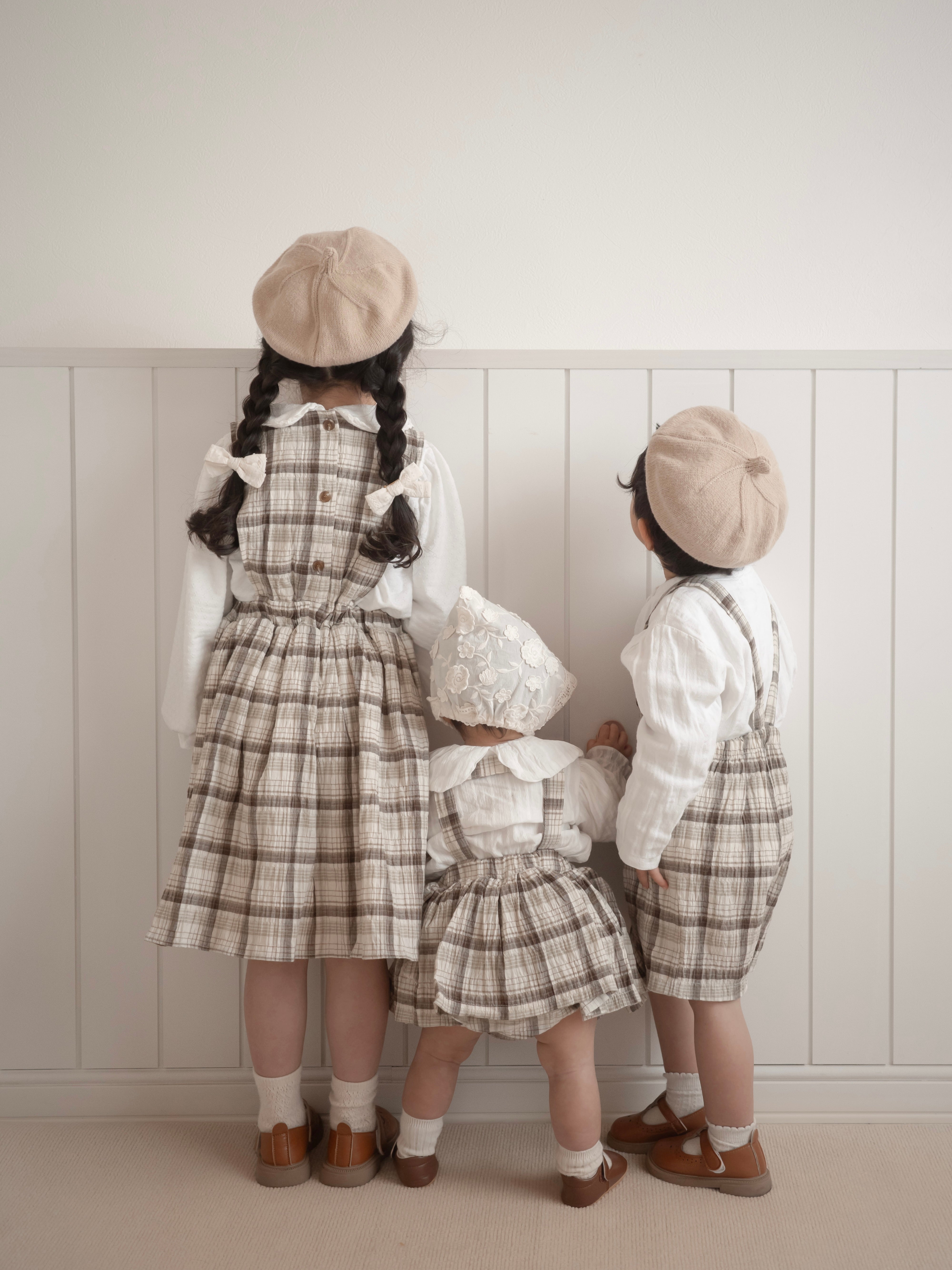 Miserable check one-piece