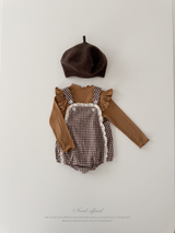 Petit lace suspender suit