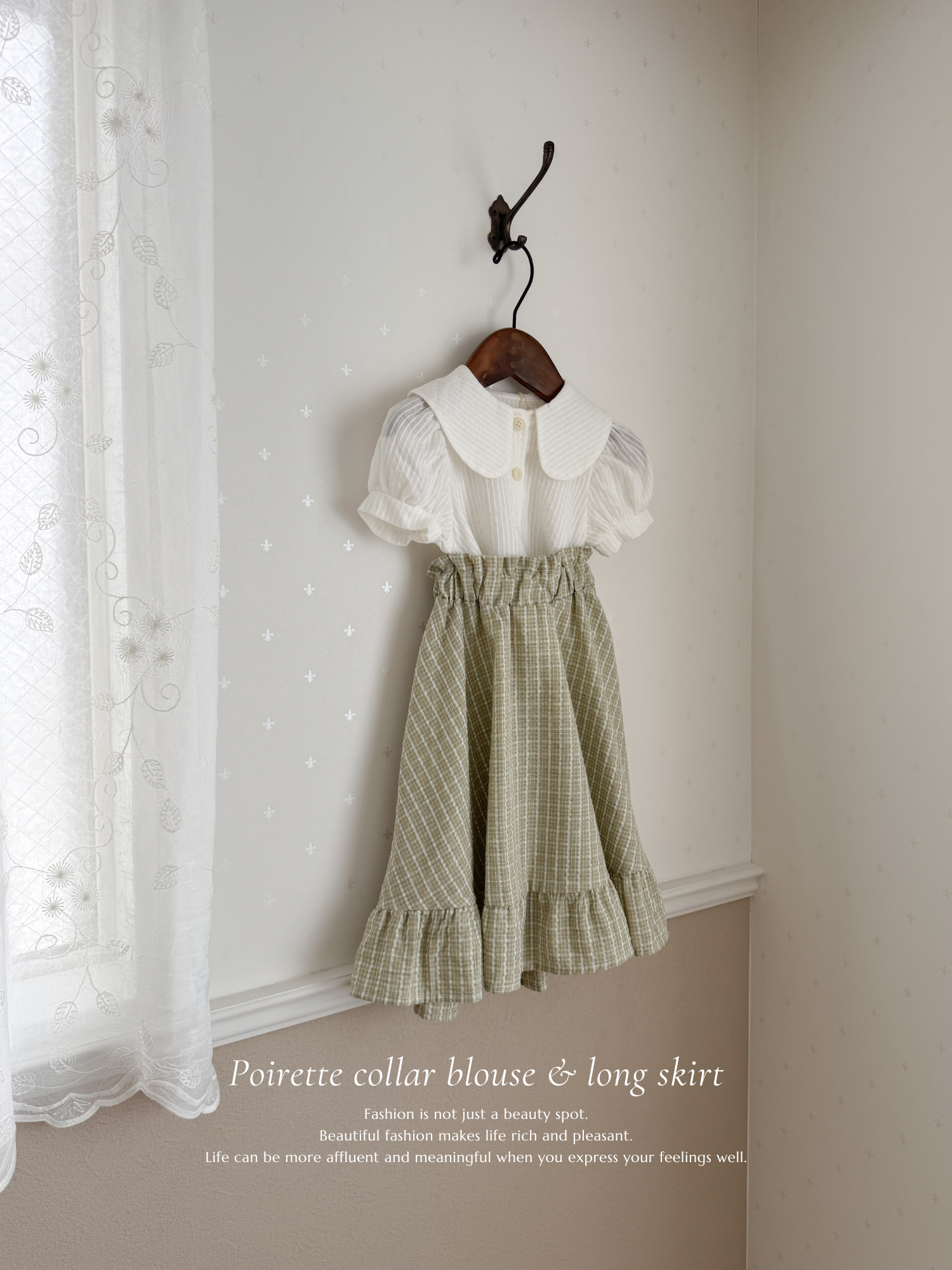 Poirette collar blouse