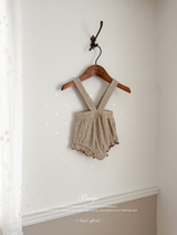 Mellow waffle suspender bloomer