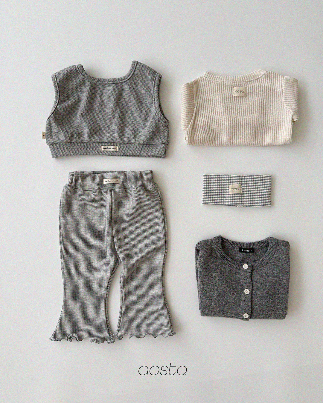 ［Aosta］Knit Cashmere Cardigan