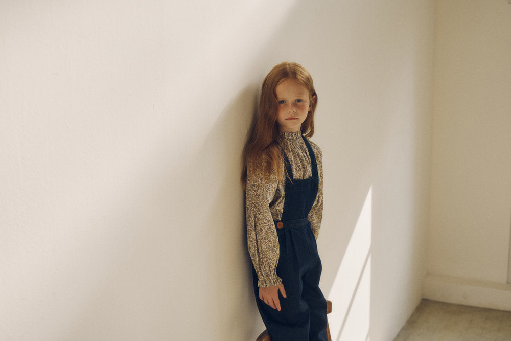 ［inné］Indigo denim overall