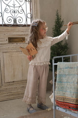 [FLO] Almond corduroy pants