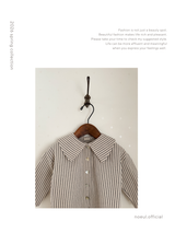 Stripe collar blouse (baby)