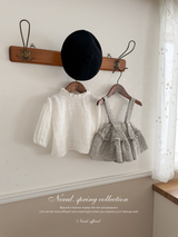 Dobby frill suspender skirt