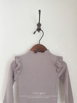 Ribbed Frill Tee