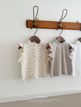 *Noeul.made* Muffin frill blouse