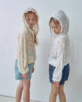 ［ROSETTE］Rozy lace hood jumper