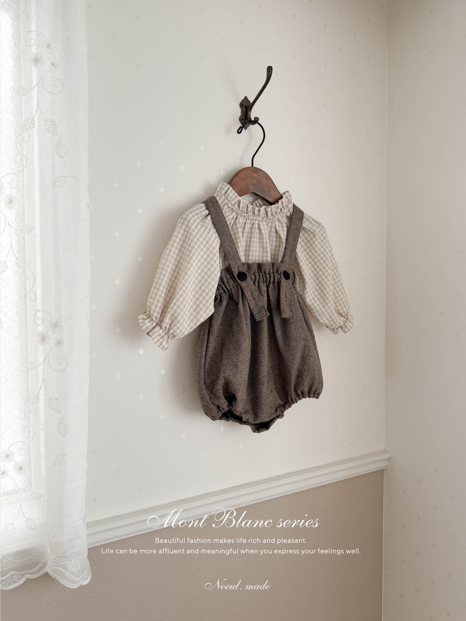 *Noeul.made* Mont Blanc rompers