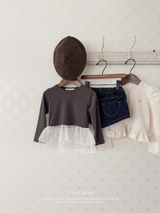 Heart pocket short pants