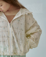 ［ROSETTE］Rozy lace hood jumper
