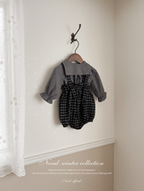 Naive check suspender bloomer