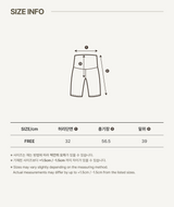 ［peekaboo］Maternity stretch pants (short)