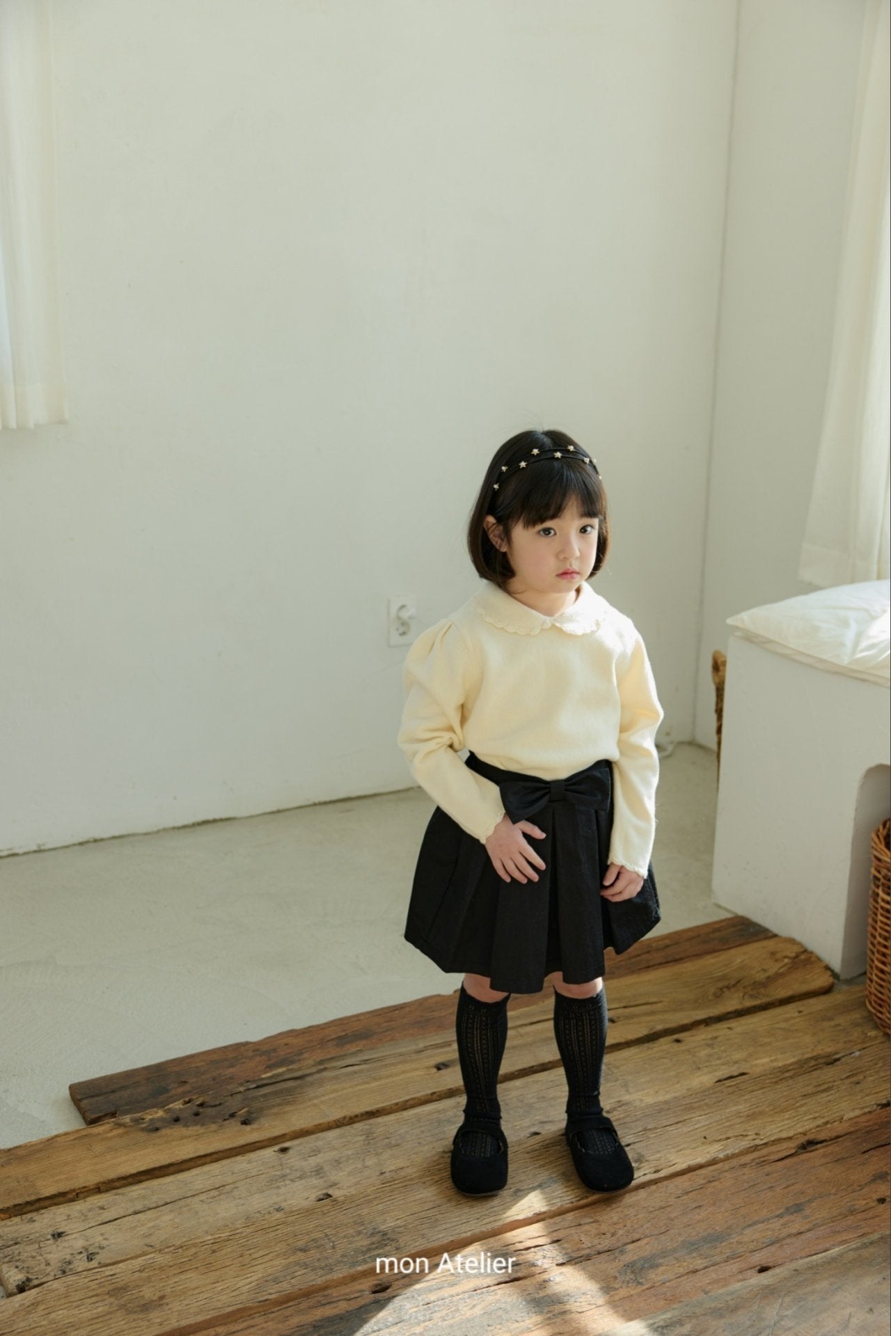 ［mon Atelier］Ribbon skirt