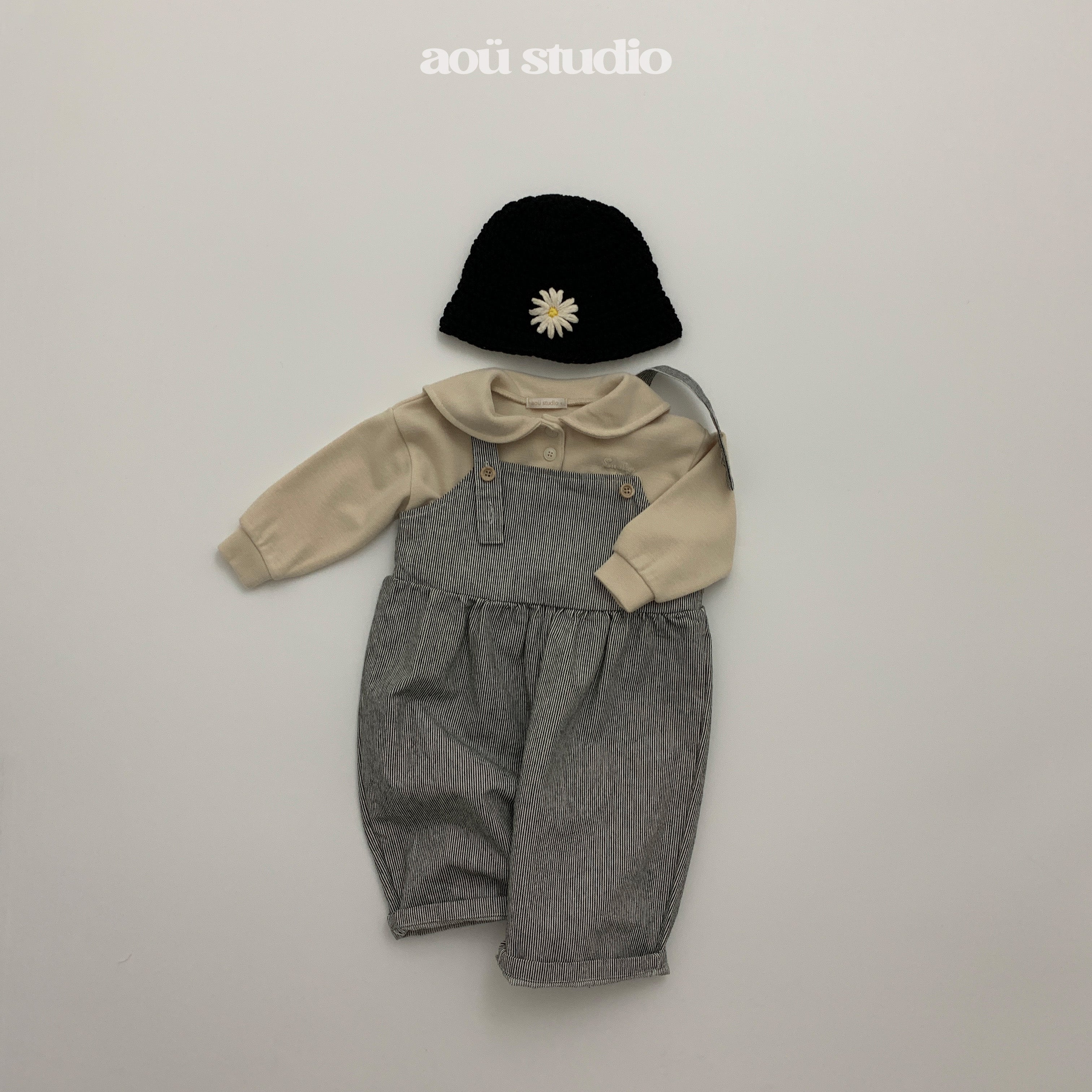 ［aou studio］Lucky clover sailor tops