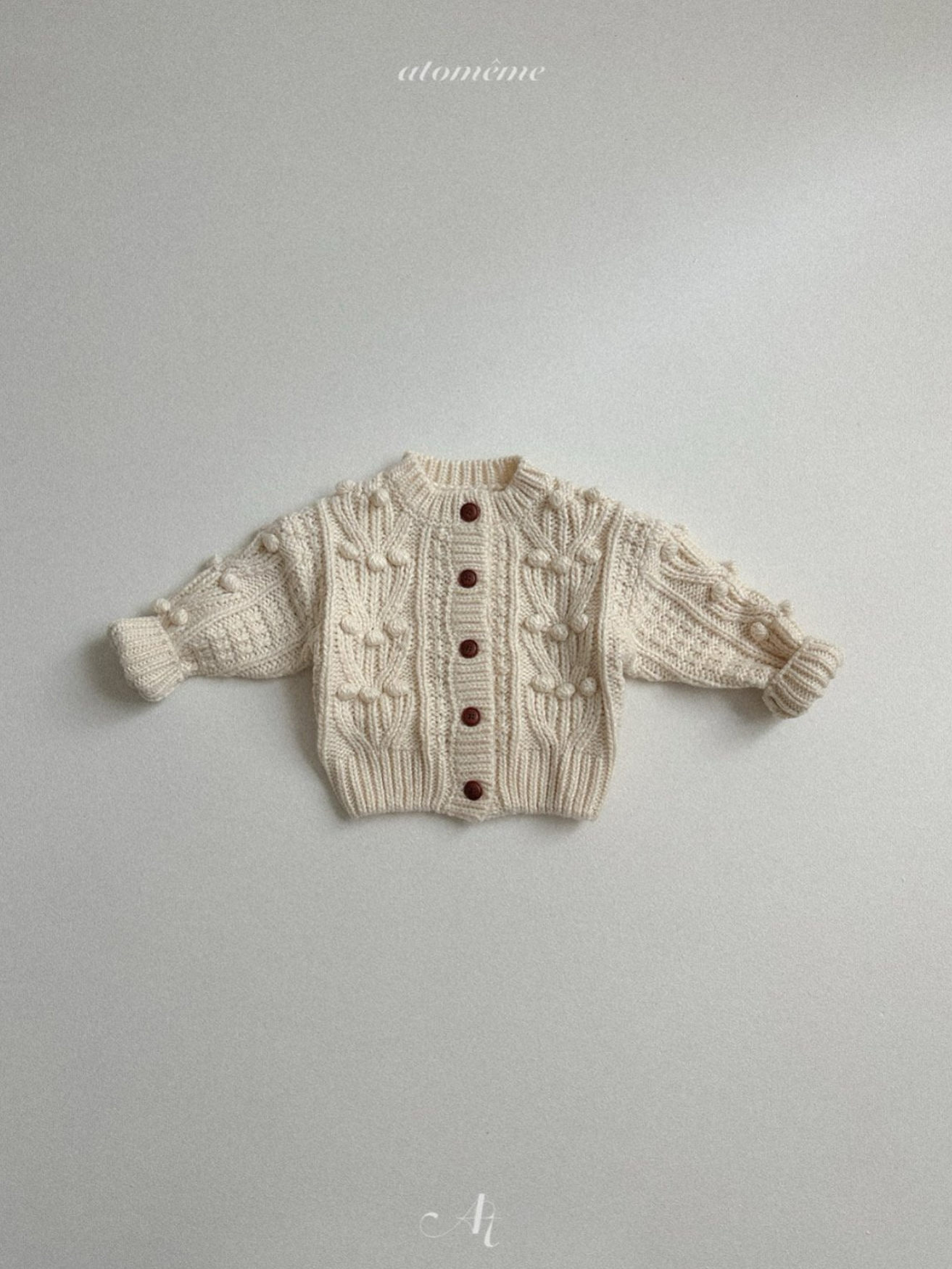[atomeme] Pompom Cardigan