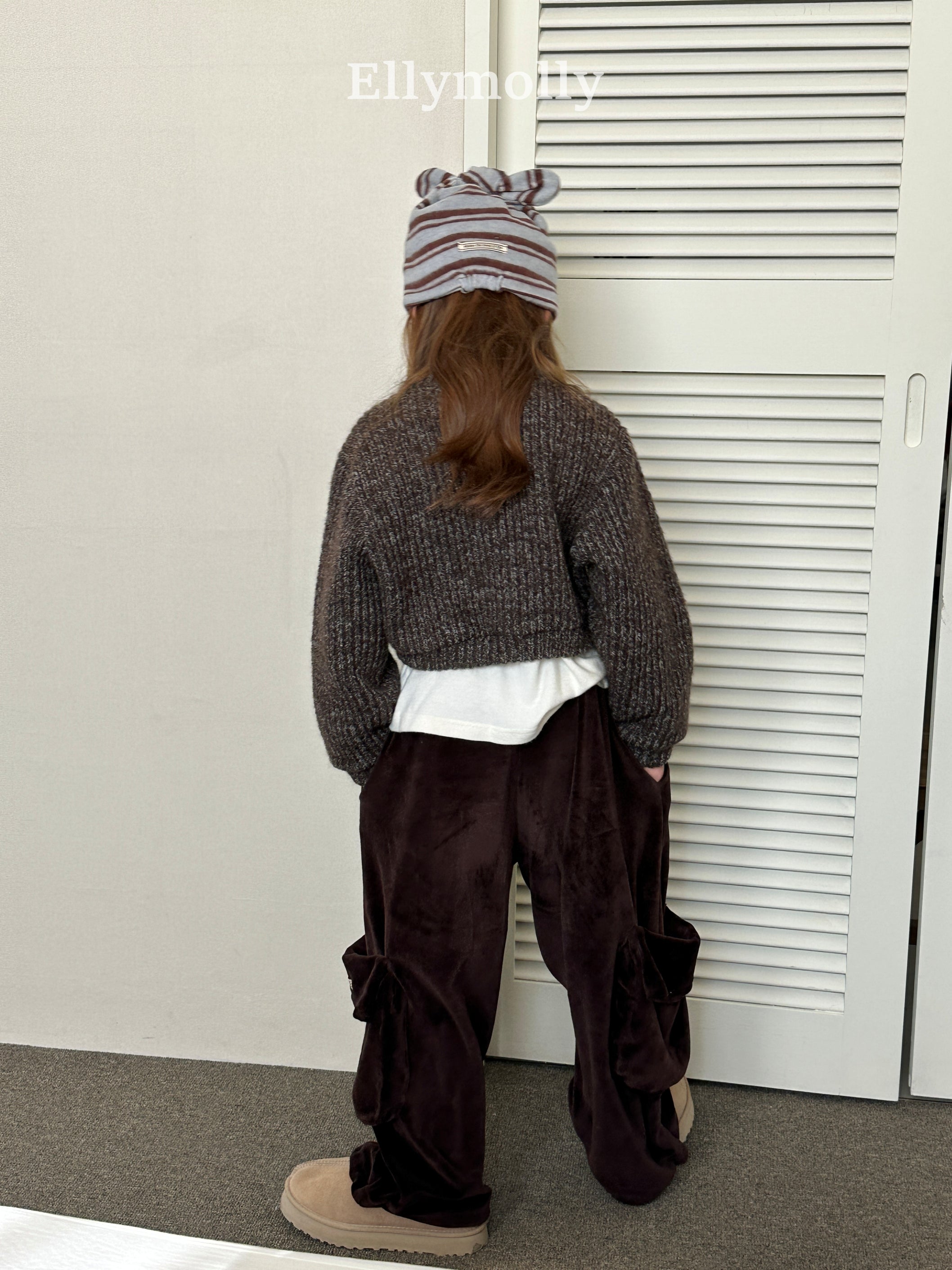 ［ELLY MOLLY］Rolling big cargo pants