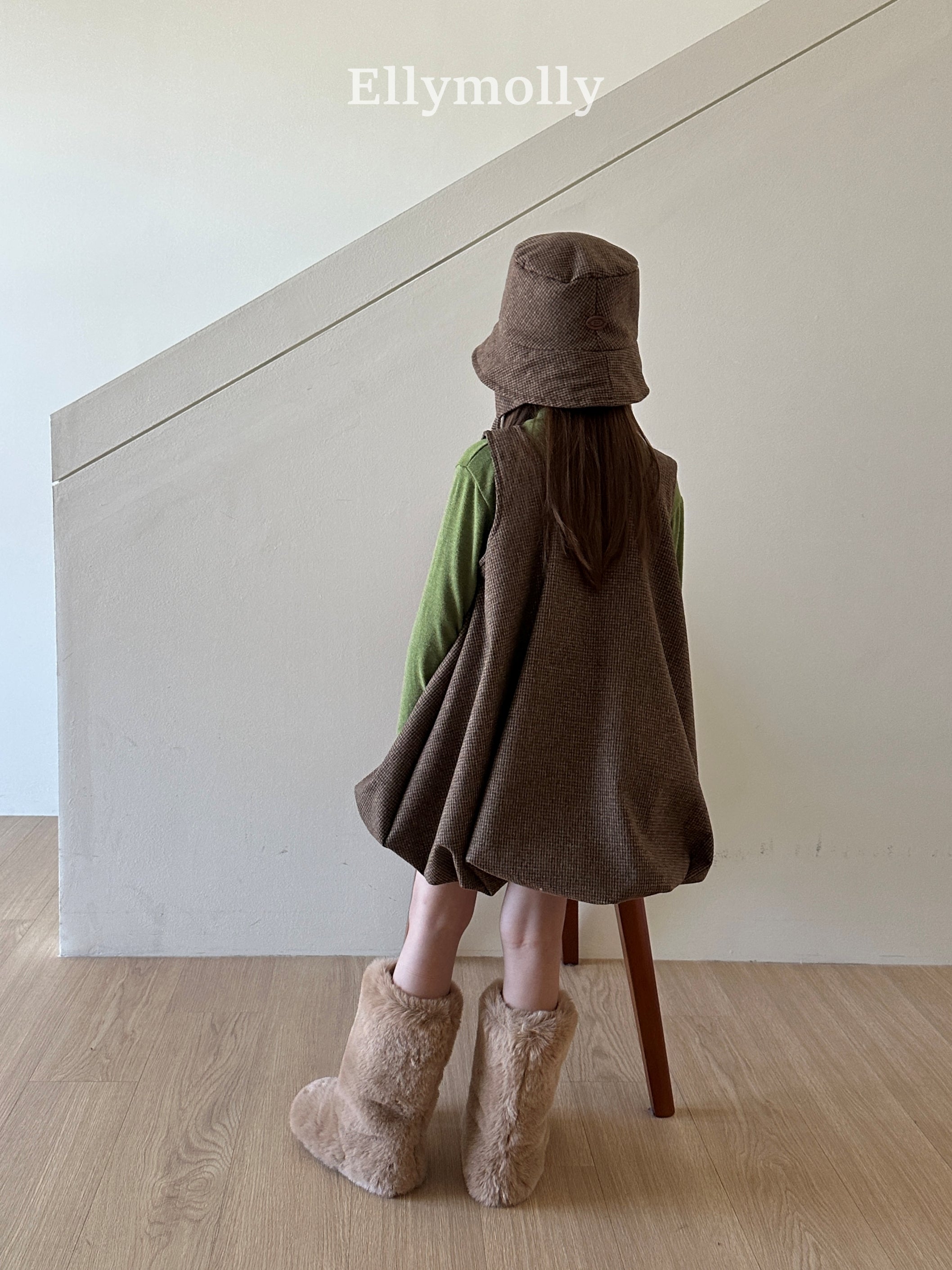 ［ELLY MOLLY］Luna balloon one-piece