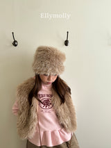 ［ELLY MOLLY］Rose frill hoodie