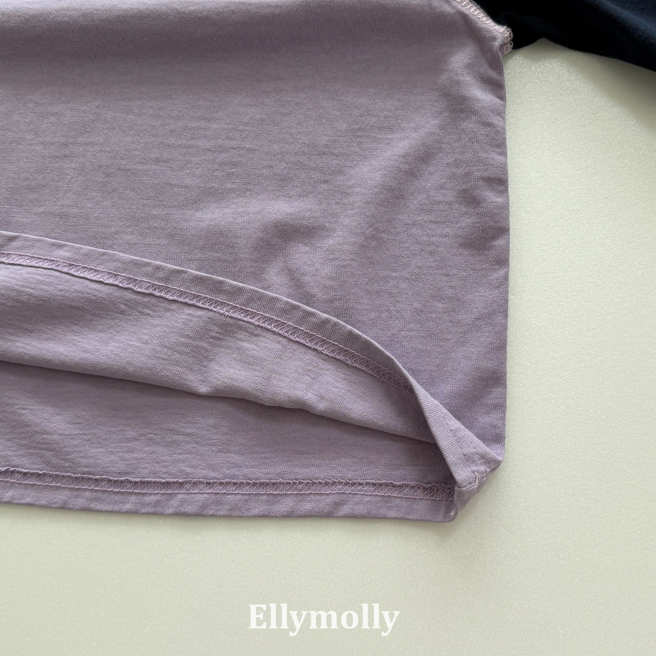 ［ELLY MOLLY］Color block raglan tee