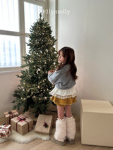 ［ELLY MOLLY］Blooming knit skirt