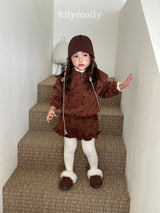 ［ELLY MOLLY］Dot frill pants