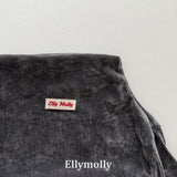 ［ELLY MOLLY］Velvet high neck tops