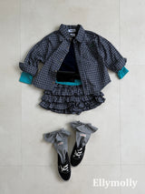 ［ELLY MOLLY］Maison check shirt