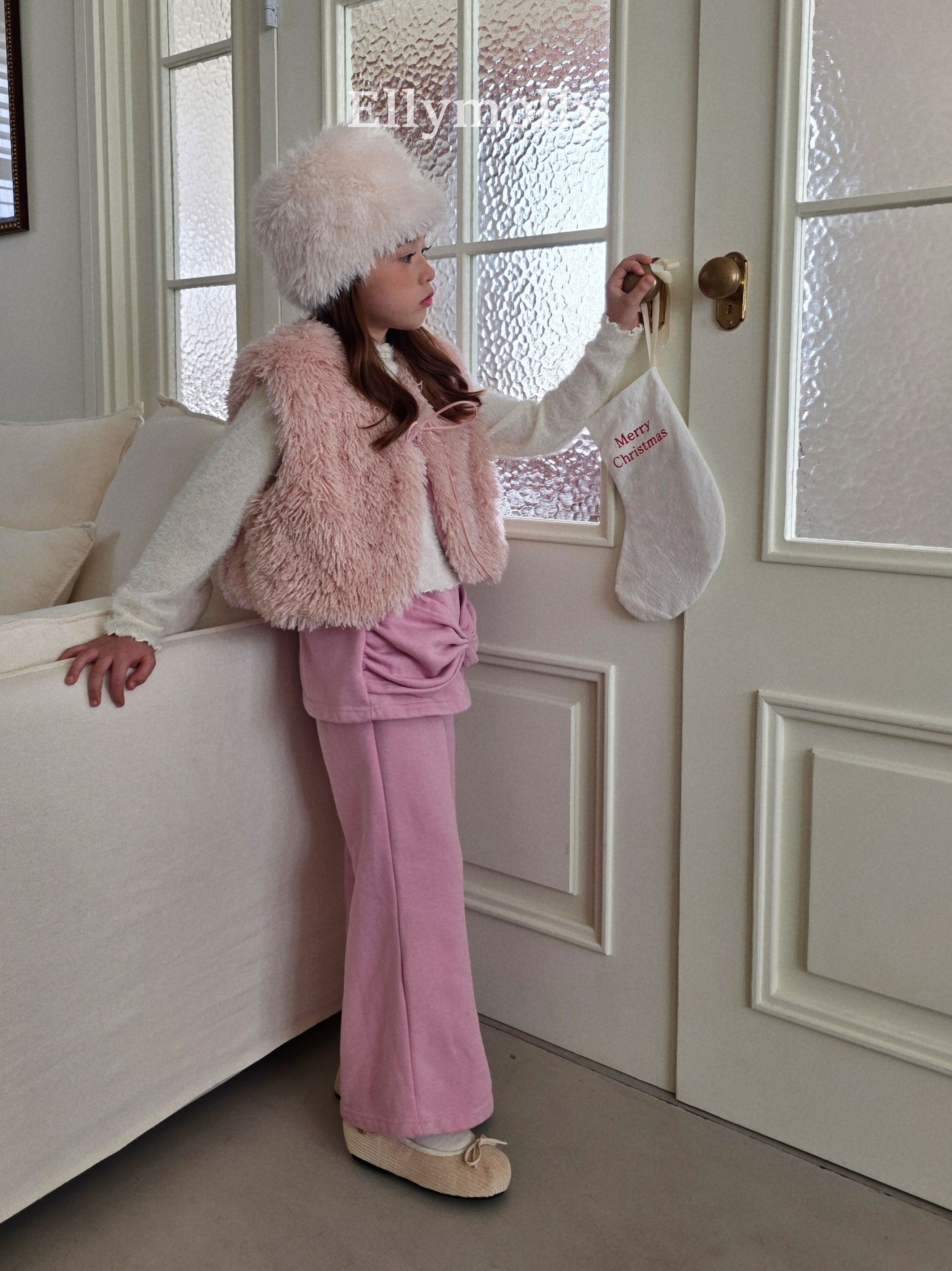 ［ELLY MOLLY］Lovely ribbon pants