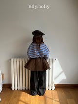 ［ELLY MOLLY］Pompom snow collar tee