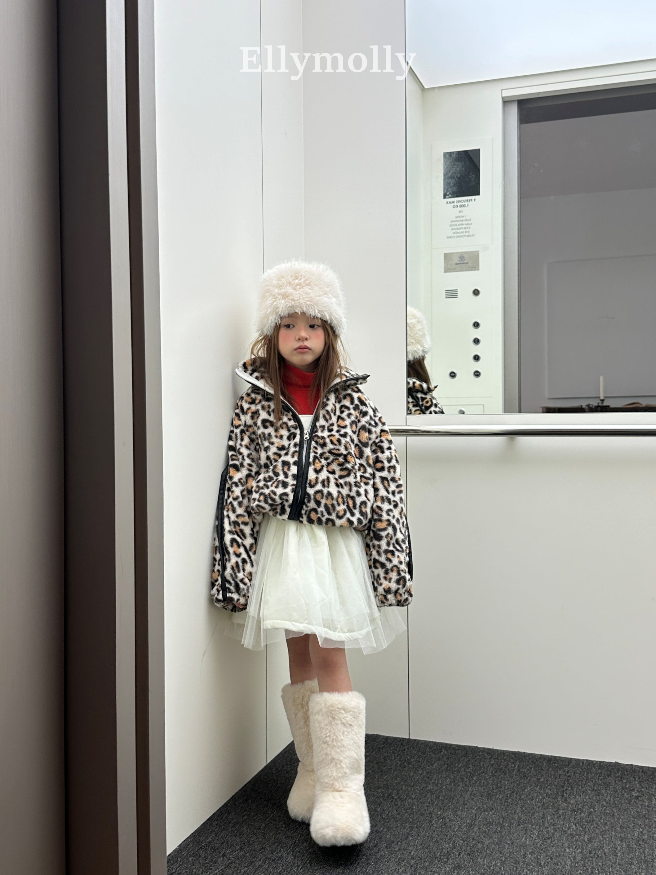 ［ELLY MOLLY］Quilting shasha one-piece