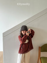 ［ELLY MOLLY］Fancy boxy tee