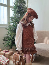 ［ELLY MOLLY］Twinkle quilting one-piece